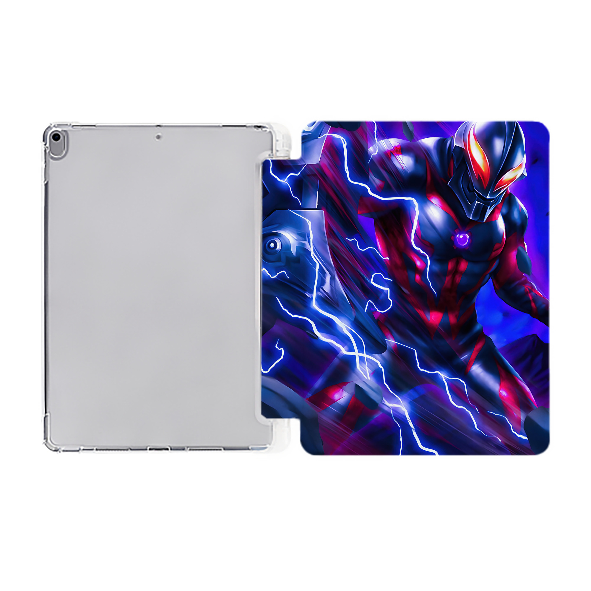 （画像用） ウルトラマン Ultraman IPad ケース ペン収納付き 三つ折りスタンド PUレザー×シリコン 対応機種9.5/10.5/10.9インチ